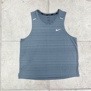 NIKE miler tank top (grey, large)